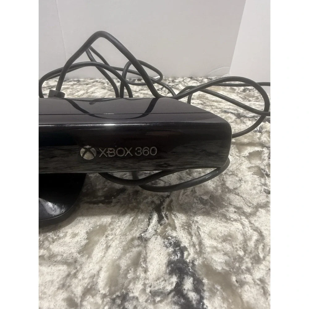 Genuine Microsoft XBOX 360 Kinect Sensor Bar 1414 Black with Power Adapter